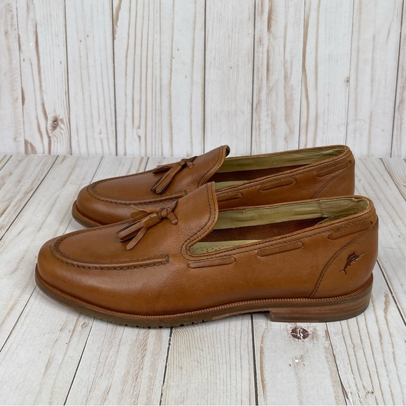 Tommy Bahama Loafers Men’s Size 8.5 Tassels Boat Shoes Brown Slip On Marlin Pin - Picture 3 of 9